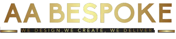 AA Bespoke logo: we design, we create, we deliver